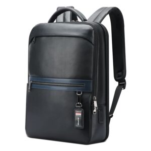 Δερμάτινο Σακίδιο πλάτης Αντικλεπτικό 24L Laptop 15,6” Bopai 61-121561 μαύρο