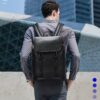 Δερμάτινο Σακίδιο πλάτης Αντικλεπτικό 24L Laptop 15,6” Bopai 61-123391 μαύρο