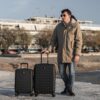Βαλίτσες Σετ Σκληρές καμπίνας μεσαία 83688-01 μαύρο