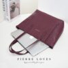 Γυναικεία Τσάντα Ώμου Shopper Pierre Loues PL914-105 μπορντό