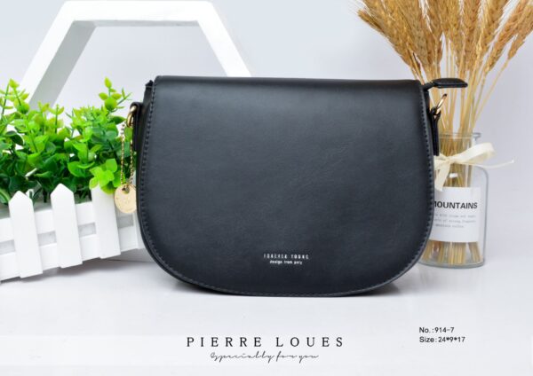 Γυναικεία Τσάντα Χιαστί Pierre Loues 914-7 μαύρο