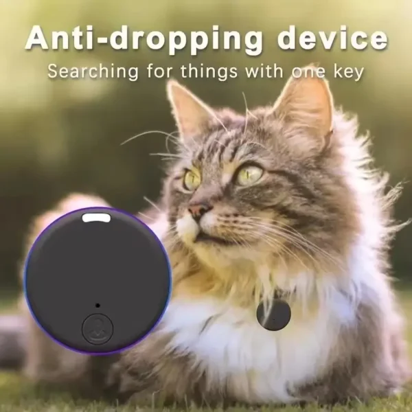 Mini Round Smart bluetooth GPS Tracker  Για κατοικίδια, παιδιά, ηλικιωμένους, αποσκευές & πολύτιμα αντικείμενα blue