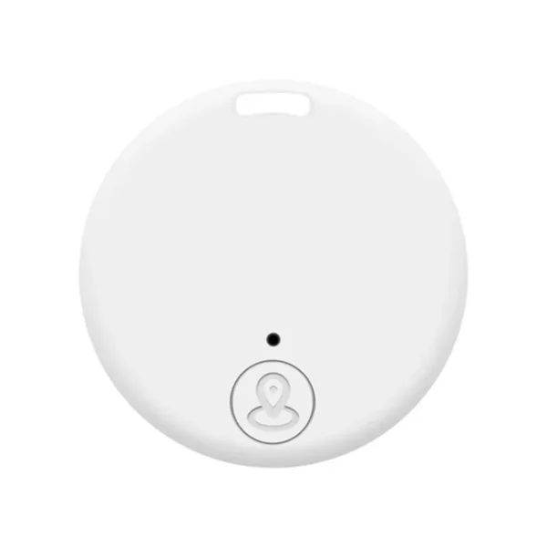 Mini Round Smart bluetooth GPS Tracker Για κατοικίδια, παιδιά, ηλικιωμένους, αποσκευές & πολύτιμα αντικείμενα white