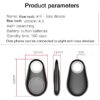 Mini Smart Bluetooth GPS Tracker Για κατοικίδια, παιδιά, ηλικιωμένους, αποσκευές & πολύτιμα αντικείμενα red