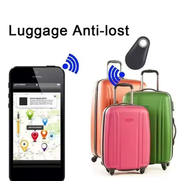 Mini Smart Bluetooth GPS Tracker Για κατοικίδια, παιδιά, ηλικιωμένους, αποσκευές & πολύτιμα αντικείμενα red