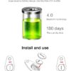 Mini Smart Bluetooth GPS Tracker Για κατοικίδια, παιδιά, ηλικιωμένους, αποσκευές & πολύτιμα αντικείμενα red