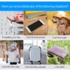 Mini Smart Bluetooth GPS Tracker Για κατοικίδια, παιδιά, ηλικιωμένους, αποσκευές & πολύτιμα αντικείμενα red