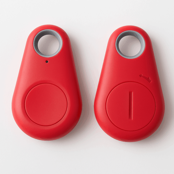 Mini Smart Bluetooth GPS Tracker Για κατοικίδια, παιδιά, ηλικιωμένους, αποσκευές & πολύτιμα αντικείμενα red