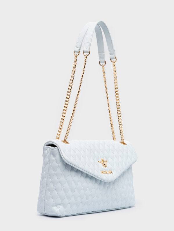 Stacy Light Blue Light Gold
