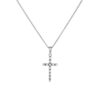 Sequoia Σταυρός Silver 925 με πέτρες SXY001783 Ασημί