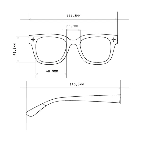 Okkia γυαλιά ηλίου Giovanni - Unisex Havana Yellow (blue lenses)