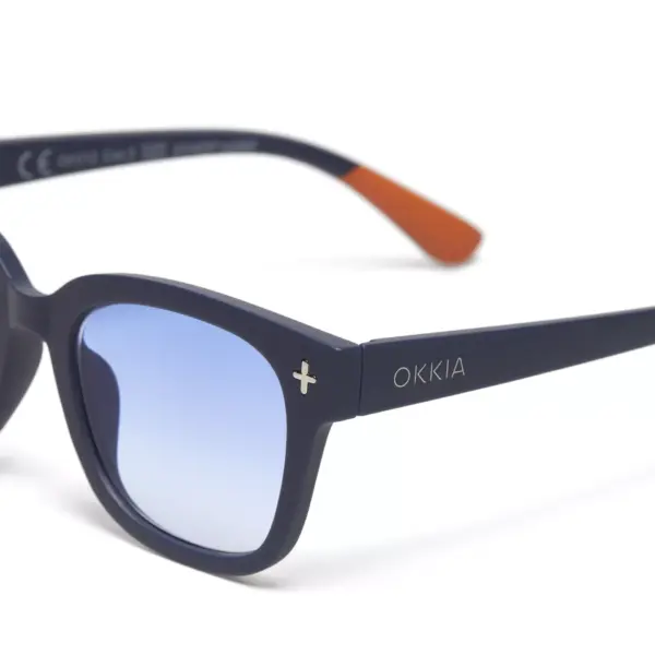 Okkia γυαλιά ηλίου Giovanni - Unisex Midnight (blue lenses)