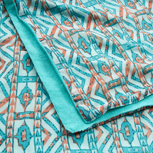Verde Γυναικεία Πετσέτα Θαλάσσης 61-0006 Cotton 50% Ινδίας Πολύχρωμο