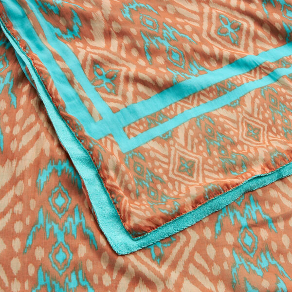 Verde Γυναικεία Πετσέτα Θαλάσσης 61-0009 Cotton 50% Ινδίας Πολύχρωμο