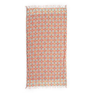 Verde Γυναικεία Πετσέτα Θαλάσσης 61-0018 Cotton Ινδίας Πολύχρωμο
