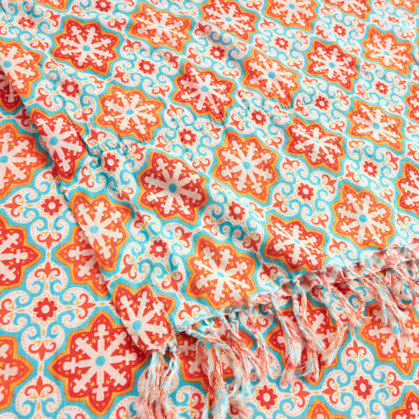 Verde Γυναικεία Πετσέτα Θαλάσσης 61-0019 Cotton Ινδίας Πολύχρωμο