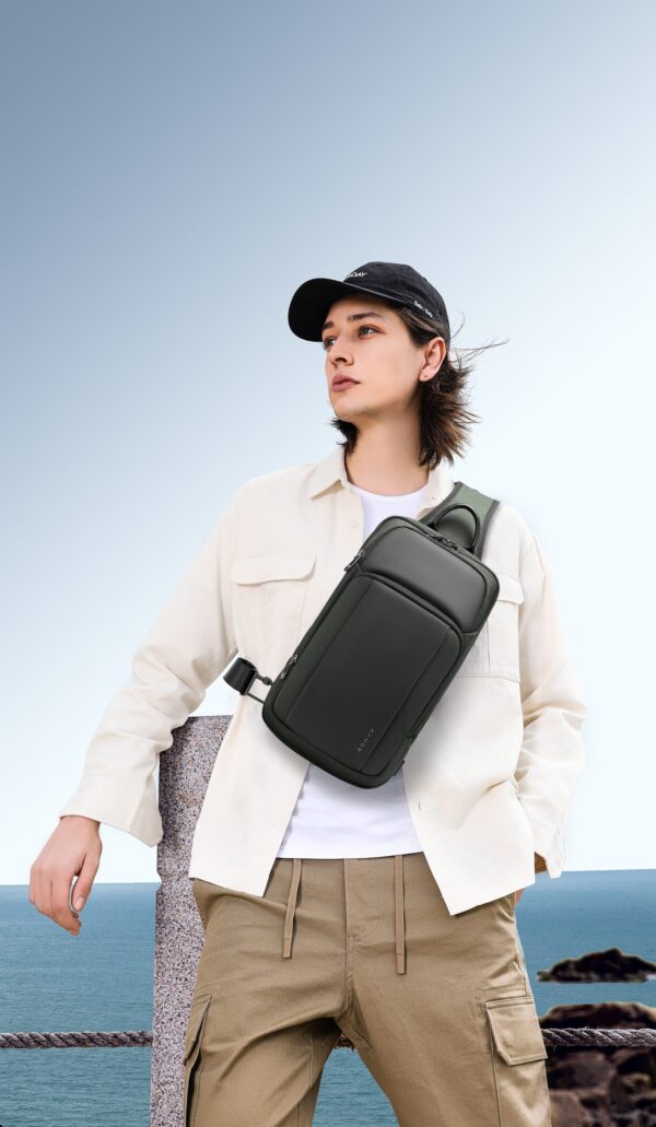 Τσαντάκι ώμου χιαστί crossbody Bange 7795 μαύρο