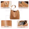 Δερμάτινη Γυναικεία Τσάντα Shopper ‘Ωμου Foxer 9136015F μαύρο
