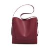 Δερμάτινη Γυναικεία Τσάντα Shopper ‘Ωμου Foxer 9136015F μπορντό