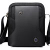 ARCTIC HUNTER τσάντα ώμου K00096, με θήκη tablet, 4L, μαύρη