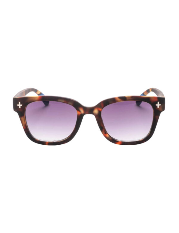 Okkia γυαλιά ηλίου Giovanni - Black and grey (blue lenses)