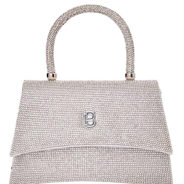 Τσάντα φάκελος clutch CK6025 - Ασημί