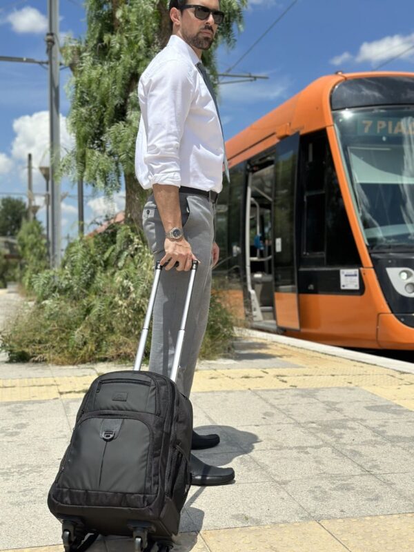 Σακίδιο πλάτης Τροχήλατο  45L Laptop 17” Matein 1212 μαύρο