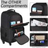 Σακίδιο πλάτης Τροχήλατο  45L Laptop 17” Matein 1212 μαύρο