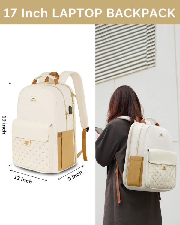 Γυναικείο Σακίδιο πλάτης 17.3" Laptop 35L Matein 1426 μπεζ