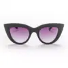 Okkia γυαλιά ηλίου Claudia Big Cat Eye - Black
