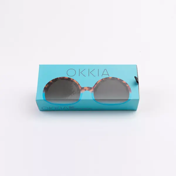 Okkia γυαλιά ηλίου Monica Round - Havana and blue