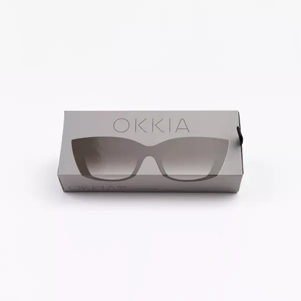 Okkia γυαλιά ηλίου Claudia Big Cat Eye - Black