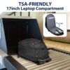 Σακίδιο πλάτης Travel Usb 40L Laptop 17,3” Matein 1714 μαύρο