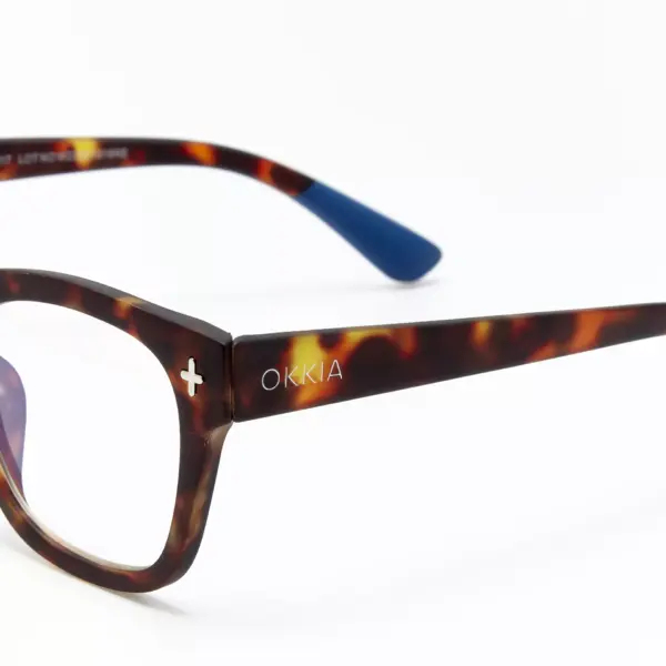Okkia Γυαλιά Προστασίας Οθόνης Unisex Giovanni (blue lenses) Havana and blue