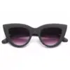 Okkia γυαλιά ηλίου Claudia Big Cat Eye - Black