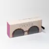 Okkia γυαλιά ηλίου Monica Round - Havana pink