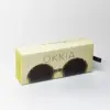 Okkia γυαλιά ηλίου Monica Round - Havana yellow