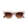 Okkia γυαλιά ηλίου Claudia Big Cat Eye - Pink Havana