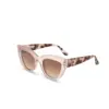 Okkia γυαλιά ηλίου Claudia Big Cat Eye - Pink Havana