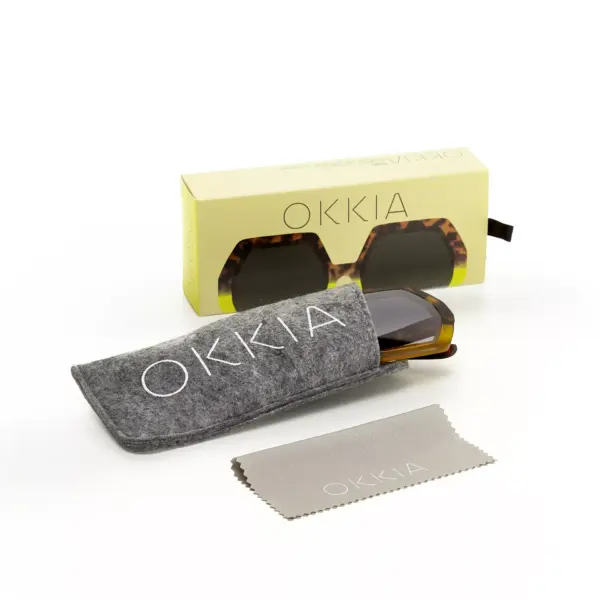 Okkia γυαλιά ηλίου Emma - Havana yellow