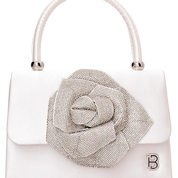 Τσάντα φάκελος clutch JH-2213 - Ασπρο