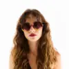 Okkia γυαλιά ηλίου Monica Round - Havana yellow