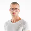 Okkia Γυαλιά Προστασίας Οθόνης Unisex Giovanni (blue lenses) Havana and blue