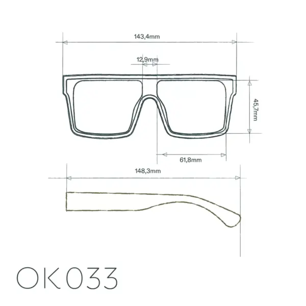 Okkia γυαλιά ηλίου Tokyo - Classic Havana