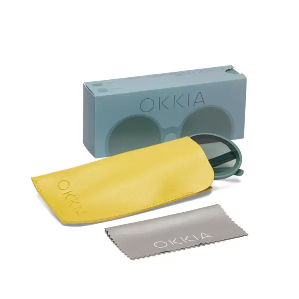 Okkia γυαλιά ηλίου Monica Round - Green Sage