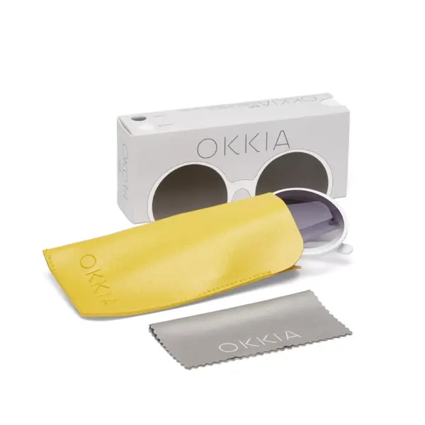 Okkia γυαλιά ηλίου Monica Round - Optical White