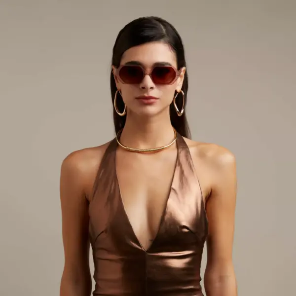 Okkia Γυναικεία γυαλιά ηλίου Andrea - Pink Havana