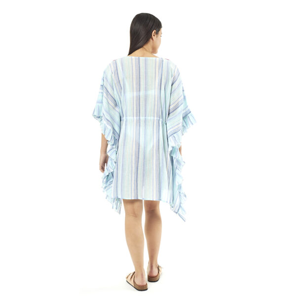 Verde Γυναικείo Καφτάνι 47-0072 Cotton Ινδίας Πολύχρωμο