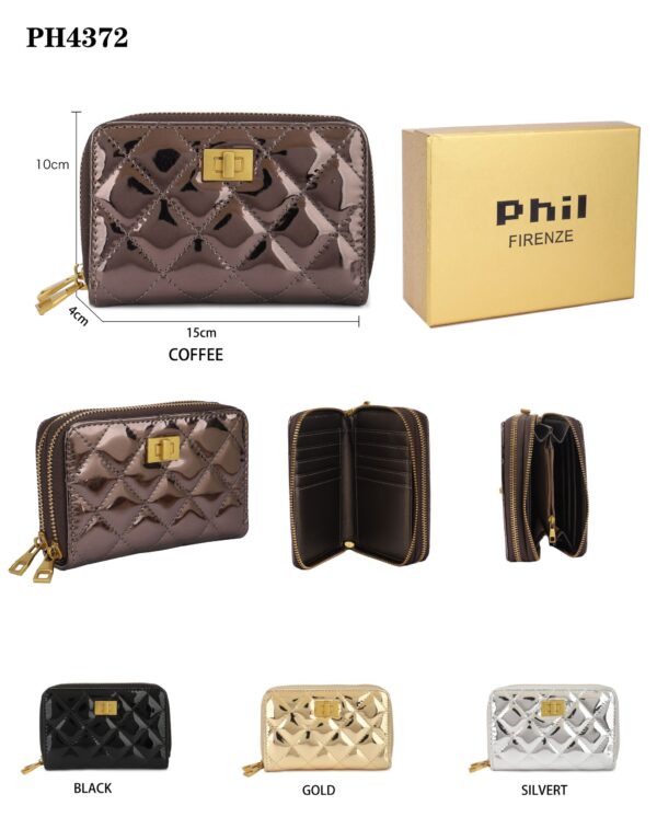 Γυναικείο Πορτοφόλι Χιαστί Phil F PH4372 Χρυσό