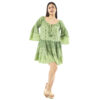 Verde Γυναικείο Φόρεμα 52-0052 Cotton Ινδίας Πράσινο